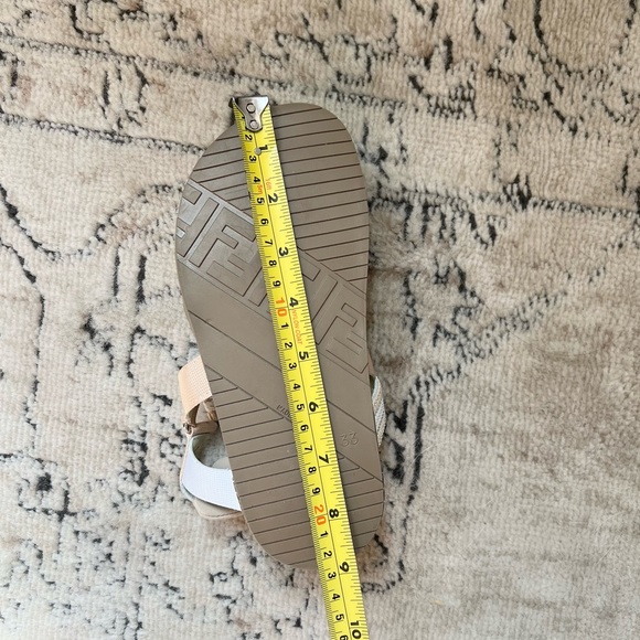 *SOLD* Fendi FF Logo Embossed Sandals - Picture 10 of 12